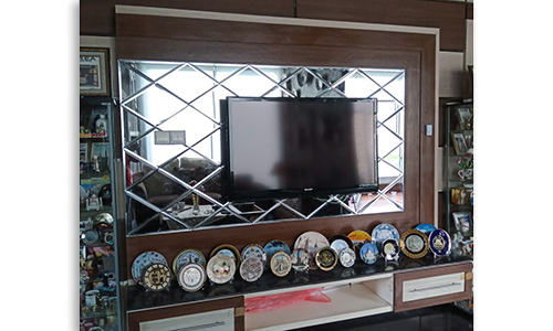 Cermin Bevel Kaca patri palembang AZ