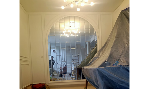 Cermin bevel Kaca patri palembang AZ