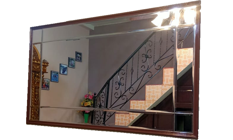 Cermin bevel Kaca patri palembang AZ