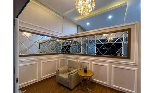 Cermin Bevel Kaca patri palembang AZ